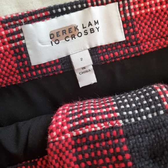 Derek Lam 10 Crosby plaid mini skirt - Picture 4 of 8